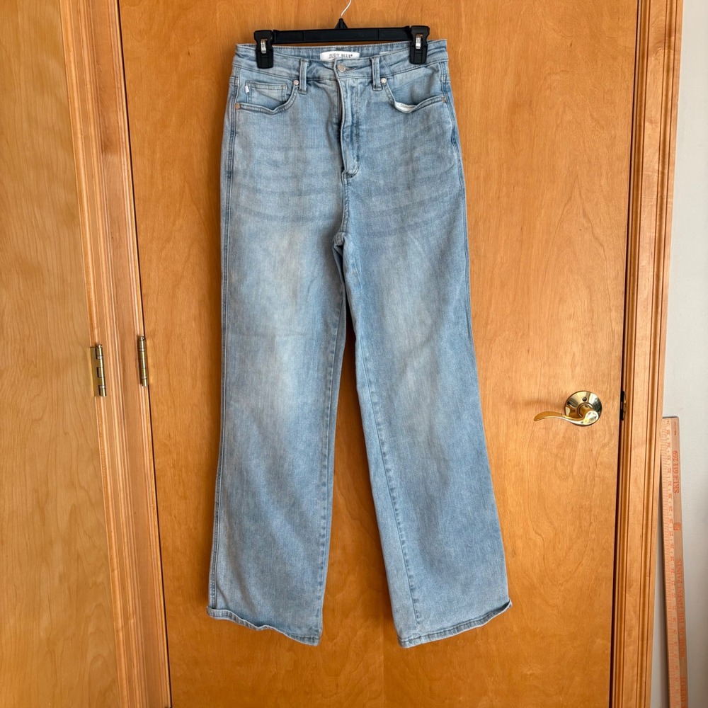 Judy Blue Los Angeles Womens Straight Fit Light Wash‎ Jeans - Size 11/30